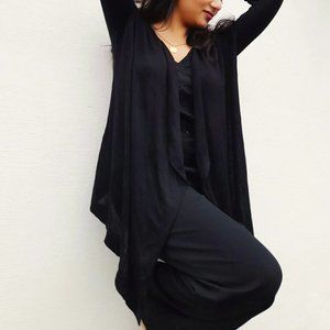 Black soft shrug